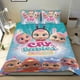 thumbnail image 1 of Bebés Llores Bebé Conjunto de sábanas temático, trío de piezas, cómodo y amigable con la piel, diseño único, regalo de decoración para el hogar para familiares, amigos y fans,173cm *218cm, 1 of 6