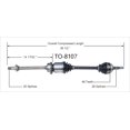 thumbnail image 4 of SurTrack TO-8107 CV Axle Shaft, 4 of 4