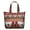 Floral, variant on Boho Dog Pattern Travel Tote, Cute Puppy Print Weekender Duffel for Women, Lightweight Bag for Dog Lovers