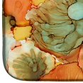 thumbnail image 4 of Carolines Treasures 8969DDM Abstract Flowers Teal & Orange Dish Drying Mat, 4 of 4