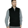 thumbnail image 5 of Blue Ocean Mens Half Zip Sweater Vest (sv-277), 5 of 6