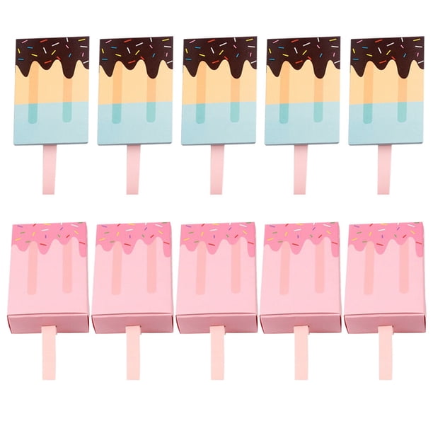 Cajas de dulces de cajones de 20 piezas de cajones de cajas de helado Cajas de almacenamiento de dulces de boda