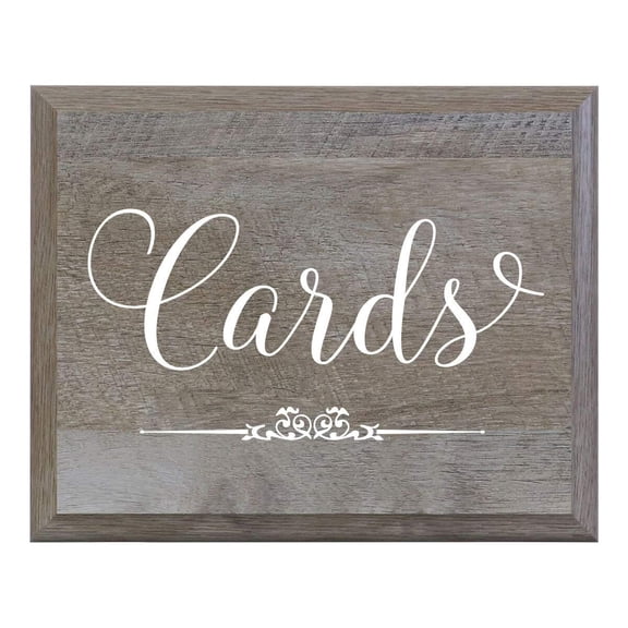 "Cards" Decorative Wedding Signs for Ceremony & Reception