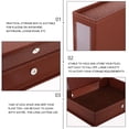 thumbnail image 4 of EIMELI Living Room Desk File Organizer Brown 1Pack 12.8X9X2.4In, 4 of 6