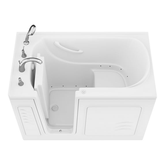 Avano B3053la Architect Series 52-7/8" Gel Coated Air Bathtub For Alcove Installations -