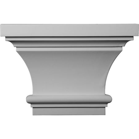 Ekena Millwork 13"W x 8 7/8"H x 4"P Classic Capital (Fits Pilasters up to 7"W x 1"D)