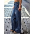 thumbnail image 5 of Jeans for Women Wide Leg Baggy Jeans High Waist Vintage Casual Without Belt S, 5 of 10