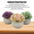 thumbnail image 3 of Plantas En Macetas Falsas, Mini Plantas En Macetas Artificiales De Pulpa De Plástico Realistas Refrescantes Para Mesa, 3 of 7