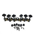 thumbnail image 1 of Acoustic Guitar String Tuning Pegs Kit with Screw Ferrule Universal Tuners Open Tuning Standard Accessories Black, 1 of 10