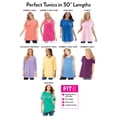 thumbnail image 4 of Woman Within Plus Size Perfect Printed Three-Quarter-Sleeve V-Neck Tunic, 4 of 6