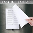 thumbnail image 6 of Magnet Notepads for Refrigerator,Magnetic To Do List Notepad for Grocery List,60 Sheets,7.8"×4.5"×0.21",1PC, 6 of 9