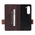 thumbnail image 7 of Allytechgroup Wallet Phone Case for Samsung Galaxy Z Fold 6, Built-in Credit Card Slot RFID Blocking PU Leather Flip Bumper Shockproof Protective Back Cover for Samsung Galaxy Z Fold 6, Brown, 7 of 7