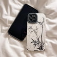 thumbnail image 6 of Elegant Chinese Style Ink Painting Bamboos Soft Phone Case Compatible with iPhone Case (White,iPhone 15), 6 of 6
