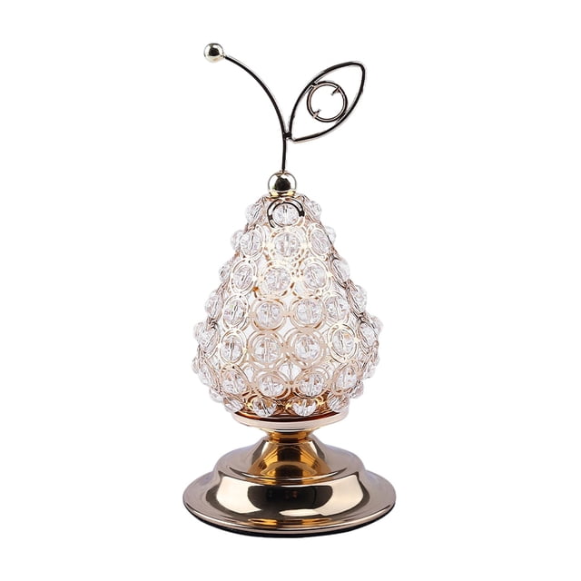 Estatua de cristal con forma de pera, candelabro de escritorio, decoración para bodas Cuentas De Piña