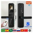 thumbnail image 2 of Tuya Digital Electronic Smart Door Lock With Biometric Camera Fingerprint Smart Card Password Key Unlock ,Integrated Smart Home, 2 of 7