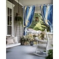 thumbnail image 4 of nqOlkjepod Outdoor Curtains for Patio Waterproof, Gold Blue Sky Outdoor Privacy Panels Grommet, Abstract Vintage Oil Painting Art Blackout Outside Curtains for Porch/Cabana/Pergola 54"x84", 2 Panels, 4 of 8