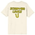 thumbnail image 3 of Scooby Doo Candy Hearts Crew Neck Short Sleeve Natural Women's T-shirt, 3 of 4