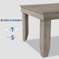 thumbnail image 4 of Farmhouse Dining Table for 4-8 - Large 63/71 Inch Rectangular Wooden Kitchen & Dining Room Table - Sturdy Thick Legs, Modern Rustic Design, 4 of 8