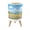 Color 4, variant on Small Trash Can with Lid Peaceful Lake Sunset Mountains Daisy Flowers 1.8 Gallon Dog Proof Trash Can Round Garbage Can Waste Bin Wastebasket for Bathroom Bedroom