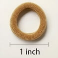 thumbnail image 2 of TUWAFE 100Pcs Seamless Cotton Hair Bands Elastics Hair Ties Diameter 1 inch Ponytail Holders for Girl Toddler Baby Thin Hair, 2 of 7