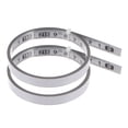 thumbnail image 1 of Unique Bargains 2 Pack Adhesive Backed Tape Measure 200cm Metric Right to Left Read Measuring Tape Steel Sticky Ruler, Silver Tone, 1 of 5