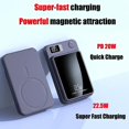 thumbnail image 4 of Banco de energía inalámbrico Qi magnético, cargador rápido tipo C para iPhone 15, 14, 13, Samsung MaCsafe, 2024, 100000mAh, 4 of 5