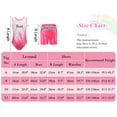 thumbnail image 6 of Gymnastics Leotards for Teen Girls Sparkly One Piece Ballet Dance Athletic Leotard Unitards Set with Shorts Hair Scrunchie Activewear Outfits, 6 of 6