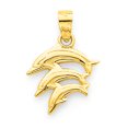 thumbnail image 1 of 10K Yellow Gold Dolphin Charm, 1 of 2