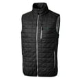 thumbnail image 2 of Men's Cutter & Buck Black Carolina Panthers Rainier PrimaLoft Eco Insulated Full-Zip Puffer Vest, 2 of 3