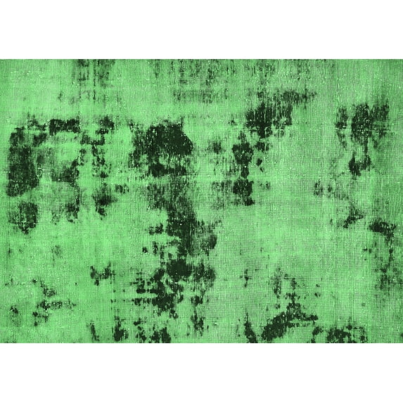 Ahgly Company Indoor Rectangle Persian Emerald Green Bohemian Area Rugs, 2' x 3'