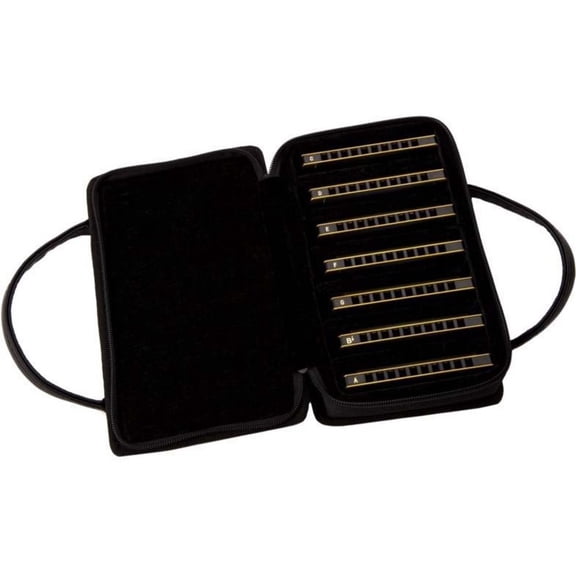 Fender Blues Deville Harmonicas, 7-Pack with Case