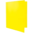thumbnail image 3 of JAM Paper Plastic 2 Pocket POP Folders, School Folders, Yellow, Bulk 48/Pack, 3 of 5