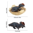 thumbnail image 3 of Modelo de dinosaurio de juguete con forma de concha rota con base, 6 unidades, 3 of 5