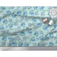 thumbnail image 3 of Soimoi Silk Fabric Scorpion Grasses Floral Print Sewing Fabric Yard 42 Inch Wide, 3 of 3