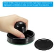 thumbnail image 4 of Uxcell 96mm Air Hockey Pushers Black with Pads and 4Pcs Air Hockey Pucks, Handles Paddles Replacement Accessories, 4 of 6