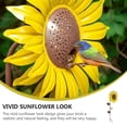 thumbnail image 3 of UPOUART 1Ud Comedero Para Pájaros De Metal Con Floral Amarillo Ideal Para De Y Patios, 3 of 7