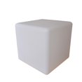 thumbnail image 1 of Benzara BM240425 Lamp with Cubical Plastic Body & LED, White - Small, 1 of 5