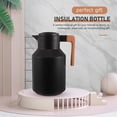 thumbnail image 4 of EeaseCA 1pc Insulation Kettle Hot Water Bottle Large Capacity Glass Liner Water Pot, 4 of 8