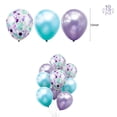 thumbnail image 4 of HomelyPosh Mermaid Birthday Decorations Set, All-in-One Party Supplies Set with Banner, Tassel Garland, Jellyfish Lanterns & Balloon, 4 of 8