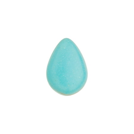 Imitation Turquoise Stone - 30pcs 10x14mm Teardrop Imitation Turquoise Cabochon