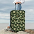 thumbnail image 7 of Gukieu Camouflage Dinosaur Print Suitcase Protective Cover, Elastic Zipper Buckle Suitcase Protective Cover, Suitable for Travel, Business Trip-Large, 7 of 7