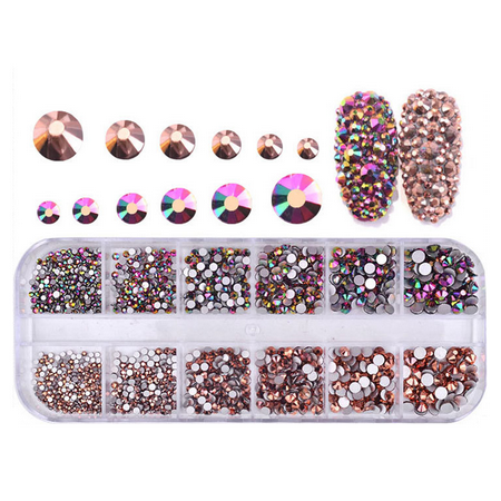 

ColorfulNailArtRhinestonesFlatbackCrystalColorful