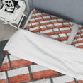 thumbnail image 4 of Designart 'Red and White Streetwalk' Modern & Contemporary Duvet Cover Set, 4 of 4