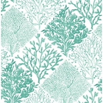 NextWall Seaweed Peel and Stick Wallpaper 20.5 in. W x 18 ft. L - Seaglass
