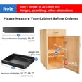 thumbnail image 2 of Expandable Slide Out Cabinet Organizer Shelf with Adhesive Film - For Kitchen, Pantry, Bathroom Storage, 2 of 8