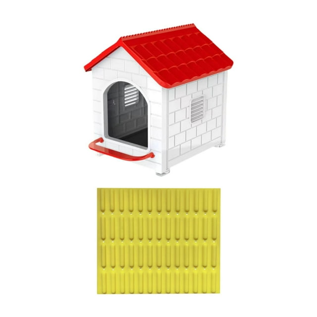 Cajas nido para gallinas, caja para gallinas ponedoras, resistente, fácil de limpiar, caja nido para gallinas ponedoras con recolección de huevos para rojo con estera