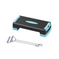 thumbnail image 3 of Stepper para ejercicios aeróbicos, ajustable, estable, portátil, para ejercicios cardiovasculares, superficie texturizada antideslizante, con elevador Azul Negro, 3 of 8