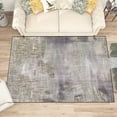 thumbnail image 5 of Modern Abstract 5x7 Area Rug, Washable Non Slip Soft Low Profile Indoor Rug, Textured Neutral Floor Rug for Living Room, Bedroom, Dining Room & Office, 5 of 13