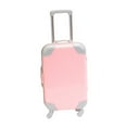 thumbnail image 3 of Maleta de viaje para muñecas de 18 pulgadas, maleta con ruedas, mini maleta de viaje para muñecas. Rosa, 3 of 9