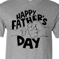 thumbnail image 4 of Inktastic Happy Father's Day Parent-Child Fist Bump T-Shirt, 4 of 5